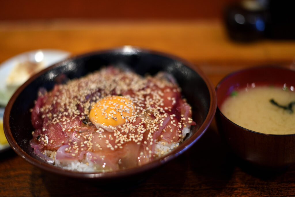 一押しメニュー「あみの丼(特盛)」